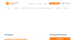 Desktop Screenshot of economistas-sevilla.com