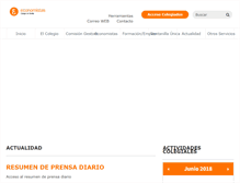 Tablet Screenshot of economistas-sevilla.com